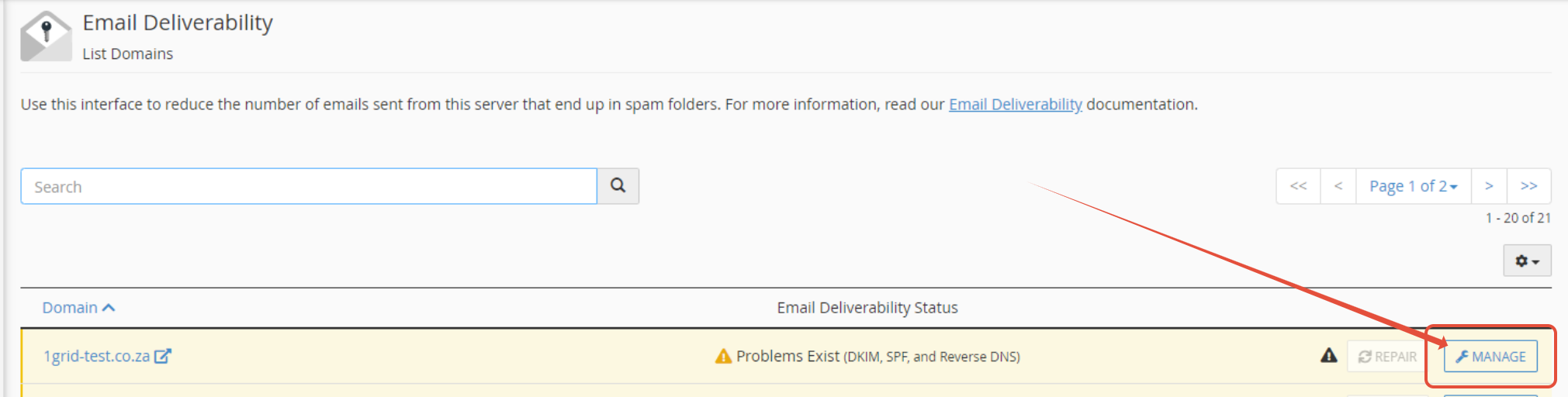 Implementation instructions: 1-grid dkim setup 2 1-Grid Dkim Captura de pantalla 2
