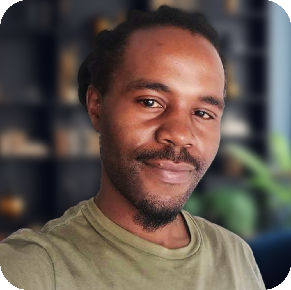 Retrato de Xolani Ngobeni