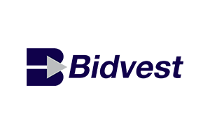 Bidvest logo in their brand colours on a transparent background.